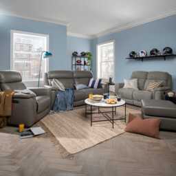 La-Z-Boy Paris Leather Storage Footstool - thumbnail 2