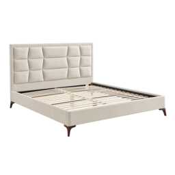 Casa Cali Bed Frame, Double, Beige - thumbnail 2