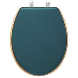 5five Modern Soft Close Toilet Seat, Petrol - thumbnail 2