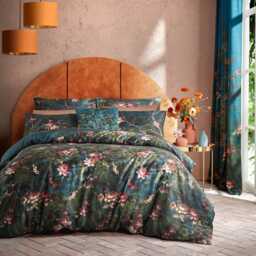Graham & Brown Night Garden Duvet Set, Double, Navy - thumbnail 3