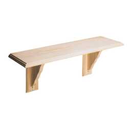 Core Products Pre Sanded Solid Wood Shelf Kit, 118cm