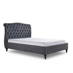 Casa Gerbera Bed Frame, Single, Dark Grey - thumbnail 2