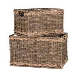 Casa Rectangular Storage Basket, Small, Natural - thumbnail 2
