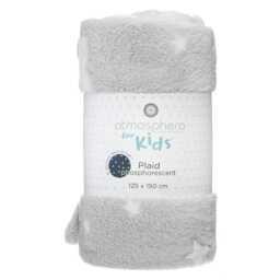 Atmosphera Kids Glow in the Dark Blanket, Grey - thumbnail 3