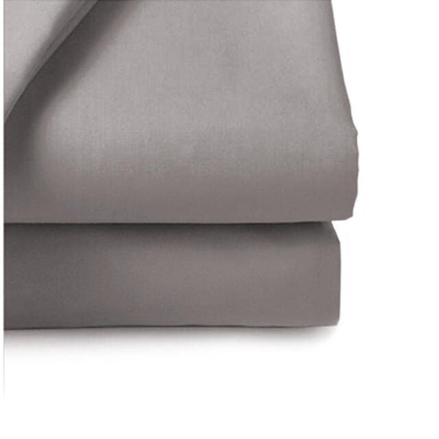 Belledorm 200 Thread Count Fitted Sheet, Double, Grey
