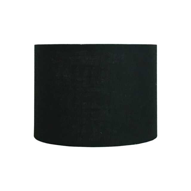 Casa Linen Lamp Shade, Medium, Black
