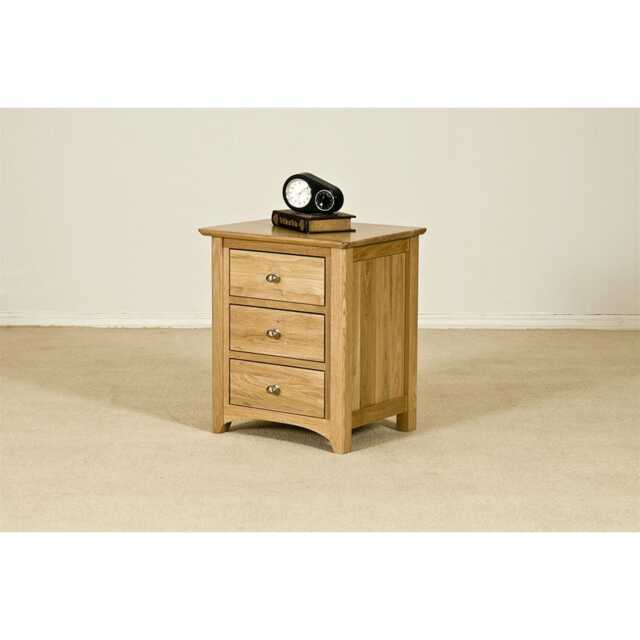 Casa Toulouse 3 Drawer Bedside Cabinet - image 1