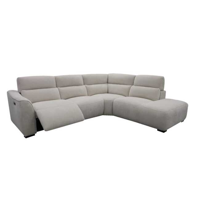 Casa Beau Power Recliner Fabric Corner Chaise Sofa - image 1