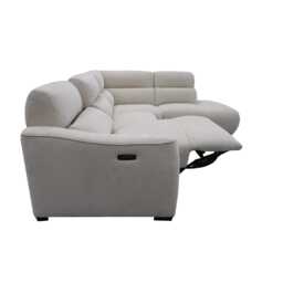 Casa Beau Power Recliner Fabric Corner Chaise Sofa - thumbnail 4