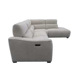 Casa Beau Power Recliner Fabric Corner Chaise Sofa - thumbnail 3