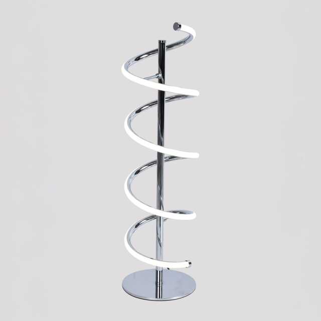 Casa Larson LED Table Lamp, Chrome