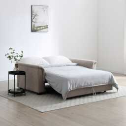 Casa Brodie Fabric Sofabed, Rhea Taupe - thumbnail 4