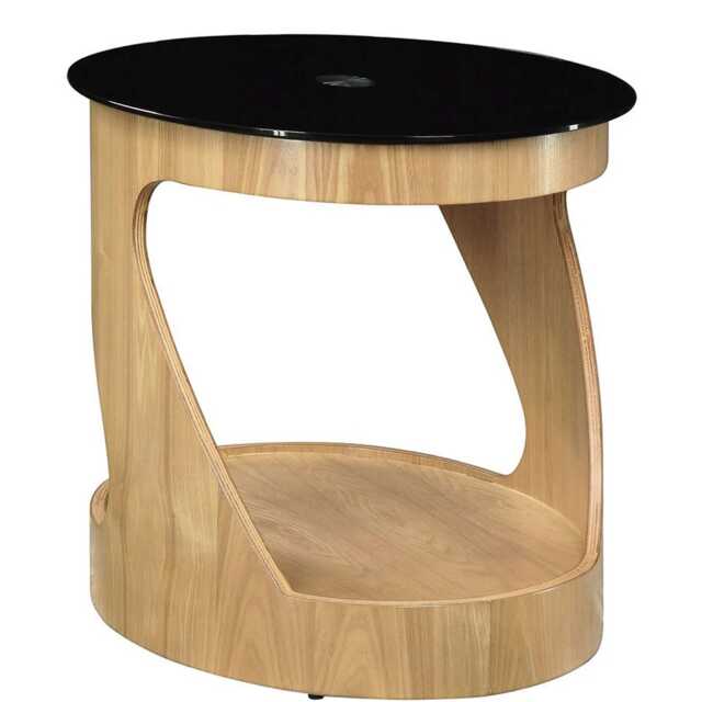 Jual San Marino Curve Z Side Table, Oak - image 1