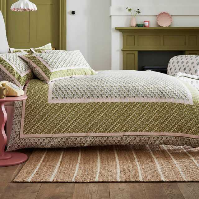 Cath Kidston Scarf Duvet Set, Single, Pistachio - image 1