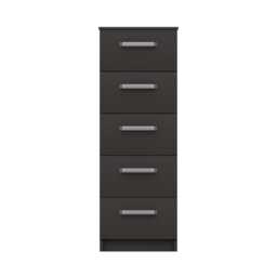 Casa London 5 Drawer Tallboy Chest of Drawers - thumbnail 2