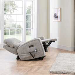 Celebrity Southwell Power Cloud Zero Fabric Recliner Armchair, Hessian Llama - thumbnail 3