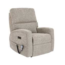 Celebrity Southwell Power Cloud Zero Fabric Recliner Armchair, Hessian Llama - thumbnail 2