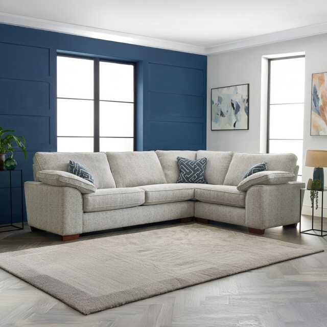 Casa Blaise Corner Fabric Sofa