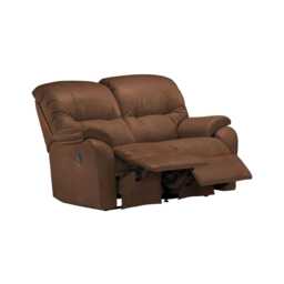 G Plan Mistral Small 2 Seater Double Manual Recliner Leather Sofa - thumbnail 2