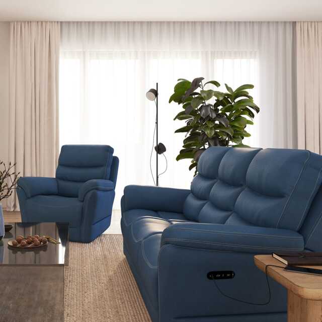 La-Z-Boy Anderson 2 Seater Fabric Sofa, Altara Charcoal - image 1