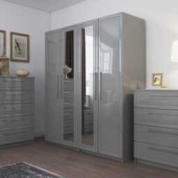 Casa Marseille 3 Door Wardrobe with Mirror - thumbnail 3