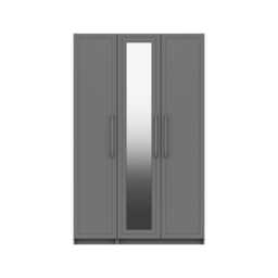 Casa Marseille 3 Door Wardrobe with Mirror - thumbnail 2