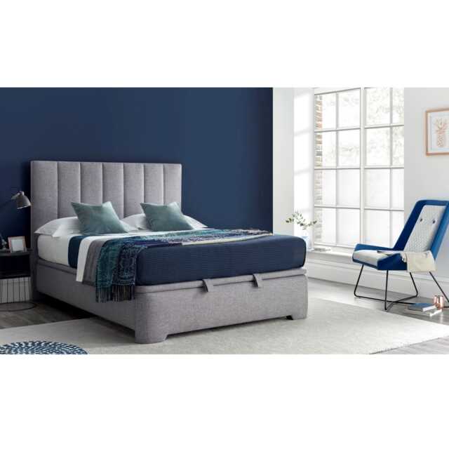Casa Macy Ottoman Bed Frame, Super King, Marbella Grey - image 1