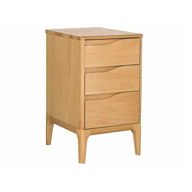 Ercol Rimini 3 Drawer Compact Bedside Cabinet - image 1