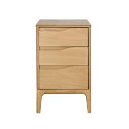 Ercol Rimini 3 Drawer Compact Bedside Cabinet - thumbnail 2
