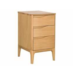 Ercol Rimini 3 Drawer Compact Bedside Cabinet