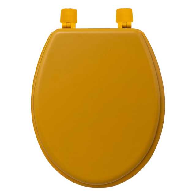 5five Colours Toilet Seat, Mustard - image 1