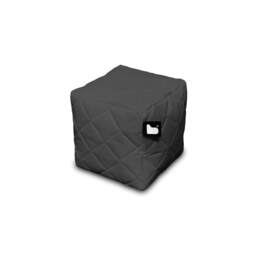 Extreme Lounging B-Box Weather Resistant Quilted Garden Footstool, Grey