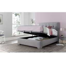 Casa Freddie Ottoman Bed Frame, Double, Marbella Grey - thumbnail 3