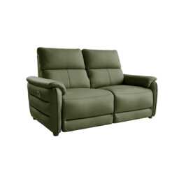 La-Z-Boy Watson 2 Seater Leather Power Recliner Sofa, Cheshire Sage