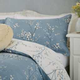 Laura Ashley Pussy Willow Duvet Set, King, Dark Seaspray - thumbnail 4