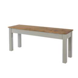 Casa Connor Linea Dining Bench, 150cm, Grey