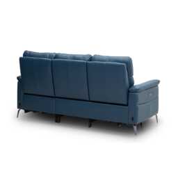 Casa Camilla 3 Seater Double Power Recliner Leather Sofa - thumbnail 4