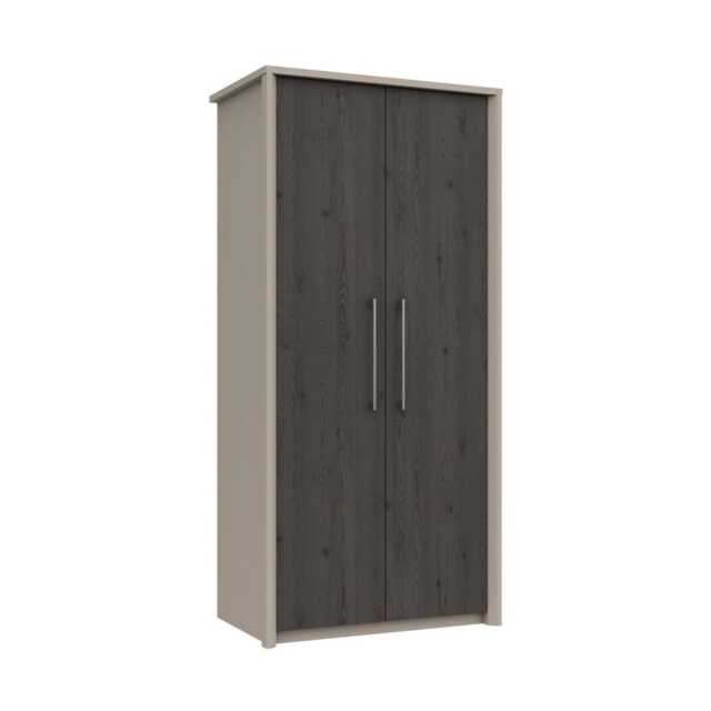 Casa Lyon 2 Door Wardrobe, Anthracite - image 1
