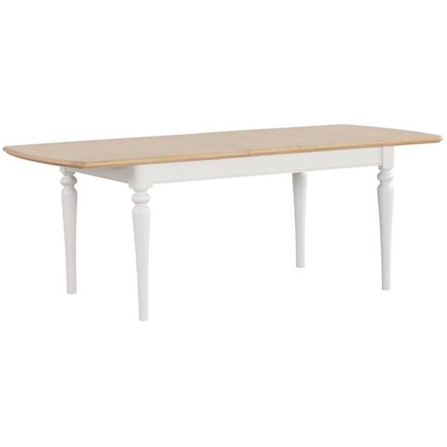 Casa Linden Large Extending Dining Table, 185-245cm, Grey - image 1