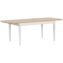 Casa Linden Large Extending Dining Table, 185-245cm, Grey