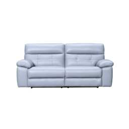 Casa Milan 3 Seater Power Recliner Leather Sofa - thumbnail 1