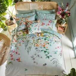 Graham & Brown Ethereal Flora Duvet Set, Super King, Dawn - thumbnail 2