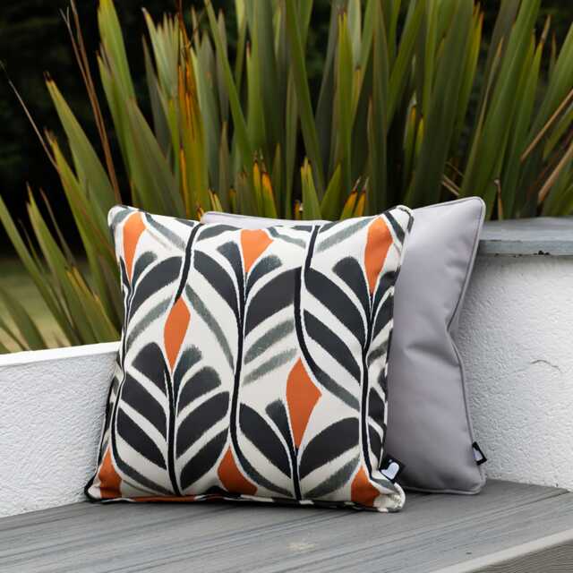 Extreme Lounging Weather Resistant Outdoor B-Cushion, 43x43cm, Tribal Leaf - image 1