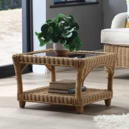 Desser Seville Cane Coffee Table