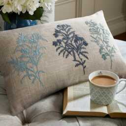 Laura Ashley Tenby Cushion, Seaspray