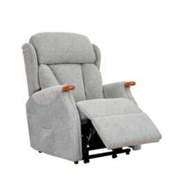 Celebrity Canterbury Power Recliner Cloud Zero Fabric Armchair, Iona Haze