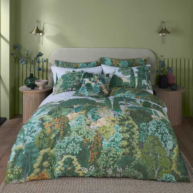Graham & Brown New Eden Duvet Set, Super King, Emerald - image 1