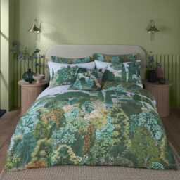 Graham & Brown New Eden Duvet Set, Super King, Emerald - thumbnail 1