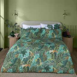 Graham & Brown New Eden Duvet Set, Super King, Emerald - thumbnail 3