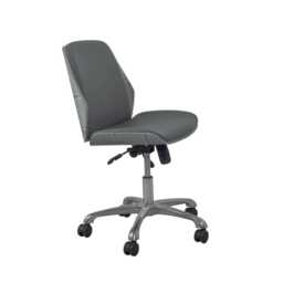 Jual San Francisco Swivel Office Chair, Grey - thumbnail 2